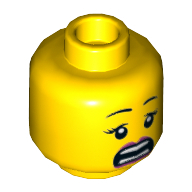 Lego hlava, žlutá (6195173)